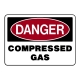 Danger Compressed Gas